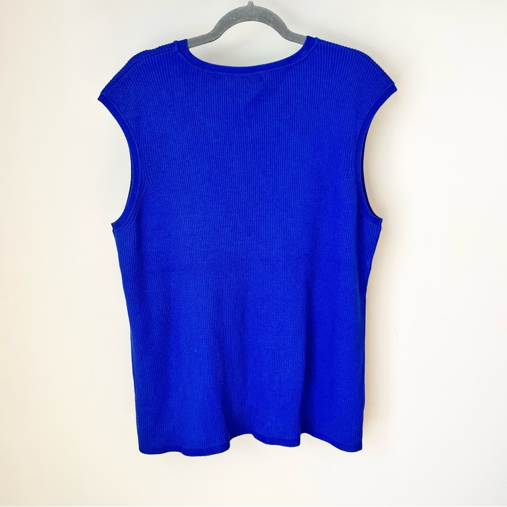 Calvin Klein Ribbed Knit Tee - Picture 4 of 7